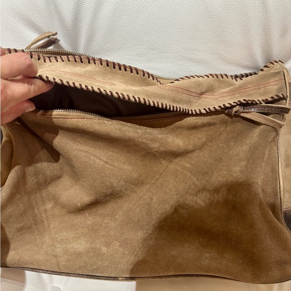 Suede leather bag - Picture 4 of 4
